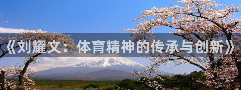 3377体育app官网下载地址：《刘耀文：体育精神的传承与创新》